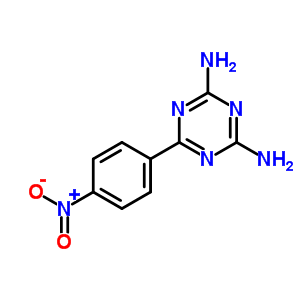 6-(4-Nitrophenyl)-1,3,5-triazine-2,4-diamine Structure,29366-73-2Structure