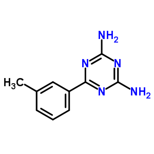 6-(3-Methylphenyl)-1,3,5-triazine-2,4-diamine Structure,29366-76-5Structure