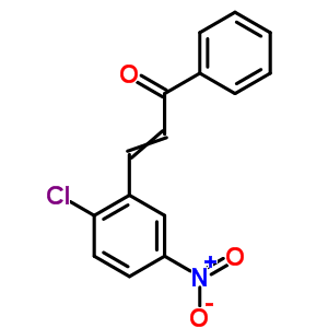 3-(2-氯-5-硝基苯基)-1-苯基-2-丙烯-1-酮结构式_29368-41-0结构式