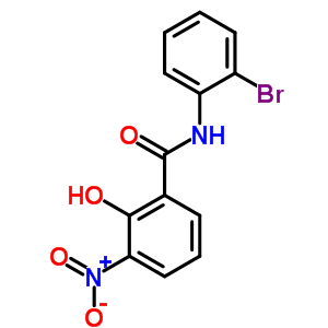 Benzamide,n-(2-bromophenyl)-2-hydroxy-3-nitro- Structure,29378-97-0Structure