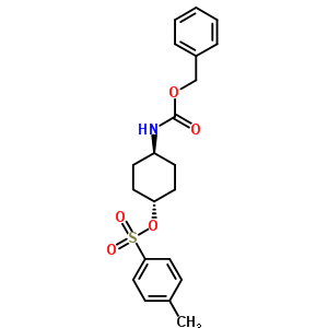 Trans-4-cbz-aminocyclohexyl p-toluenesulphonate Structure,29493-38-7Structure