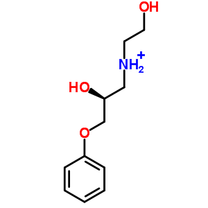 1-(2-Hydroxy-ethylamino)-3-phenoxy-propan-2-ol Structure,29607-93-0Structure