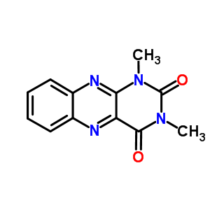 Benzo[g]pteridine-2,4(1h,3h)-dione,1,3-dimethyl- Structure,2962-90-5Structure