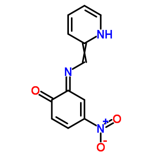 4-硝基-2-[(2-吡啶亚甲基)氨基]-苯酚结构式_29644-92-6结构式