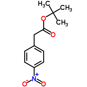 Benzeneacetic acid,4-nitro-, 1,1-dimethylethyl ester Structure,29704-38-9Structure