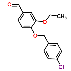 4-[(4-Chlorobenzyl)oxy]-3-ethoxybenzaldehyde Structure,299441-96-6Structure