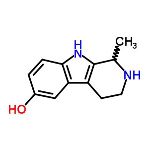 1H-pyrido[3,4-b]indol-6-ol,2,3,4,9-tetrahydro-1-methyl- Structure,3000-36-0Structure