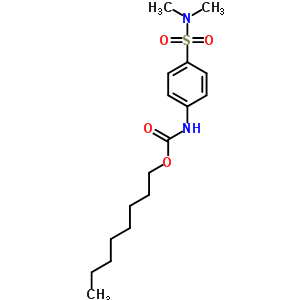 Carbanilic acid,p-(dimethylsulfamoyl)-, octyl ester (8ci) Structure,30057-00-2Structure