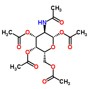 (2S,3r,4r,5r,6r)-3-acetamido-6-(acetoxymethyl)tetrahydro-2h-pyran-2,4,5-triyltriacetate Structure,3006-60-8Structure