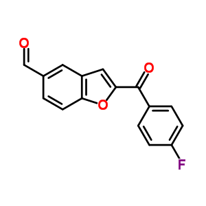 2-(4-Fluorobenzoyl)-1-benzofuran-5-carbaldehyde Structure,300664-74-8Structure