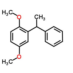 1,4-Dimethoxy-2-(1-phenyl-ethyl)-benzene Structure,30089-62-4Structure