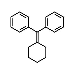 Benzene,1,1-(cyclohexylidenemethylene)bis- Structure,30125-24-7Structure