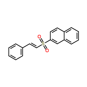 Naphthalene,2-[[(1e)-2-phenylethenyl]sulfonyl]- Structure,30166-84-8Structure