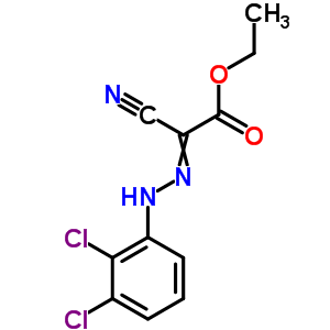 2-氰基-2-[2-(2,3-二氯苯基)肼基]-乙酸乙酯结构式_30188-78-4结构式