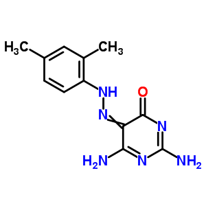 4(3H)-pyrimidinone,2,6-diamino-5-[2-(2,4-dimethylphenyl)diazenyl]- Structure,30188-98-8Structure