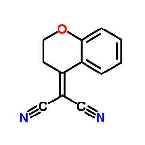 2-(2,3-二氢-4H-1-苯并吡喃-4-基)-丙二腈结构式_30197-78-5结构式