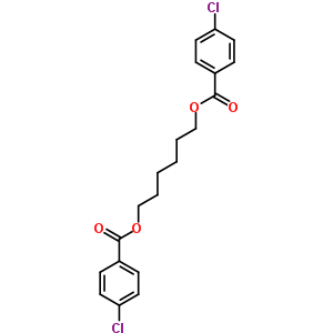 Benzoic acid,4-chloro-, 1,6-hexanediyl ester (9ci) Structure,3023-46-9Structure