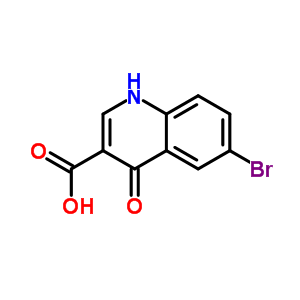 6-Bromo-4-oxo-1,4-dihydroquinoline-3-carboxylic acid Structure,302553-00-0Structure