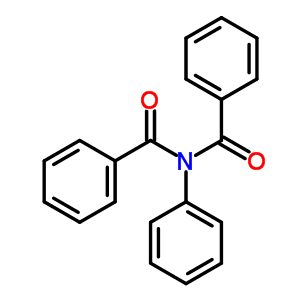 Benzamide,n-benzoyl-n-phenyl- Structure,3027-01-8Structure