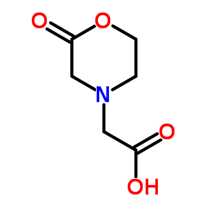 (2-氧代-吗啉-4-基)-乙酸结构式_302900-65-8结构式