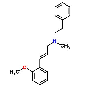 Benzeneethanamine,n-[3-(2-methoxyphenyl )-2-propenyl ]-n-methyl - Structure,302910-87-8Structure