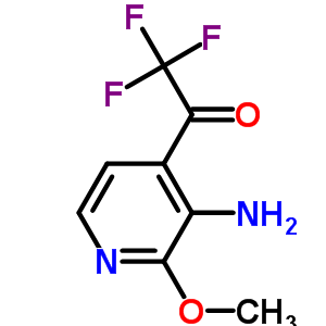 Ethanone,1-(3-amino-2-methoxy-4-pyridinyl )-2,2,2-trifluoro- (9ci) Structure,302934-01-6Structure