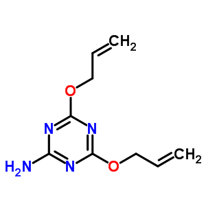 2,4-Diallyloxy-6-amino-1,3,5-triazine Structure,30358-11-3Structure