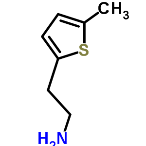 2-(5-甲基-噻吩-2-基)-乙胺结构式_30433-92-2结构式