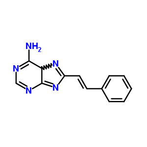 9H-purin-6-amine,8-(2-phenylethenyl)- Structure,30466-96-7Structure