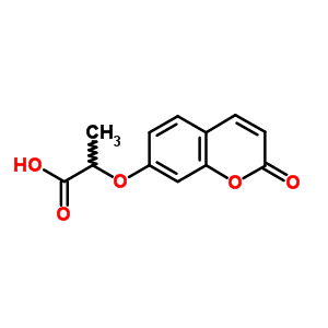 2-(2-Oxo-2H-chromen-7-yloxy)propanoic acid Structure,304889-93-8Structure