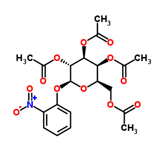 2-Nitrophenyl 2,3,4,6-tetra-o-acetyl-β-d-galactopyranoside Structure,3053-17-6Structure