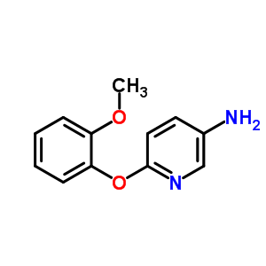 6-(2-Methoxyphenoxy)pyridin-3-amine Structure,305801-17-6Structure