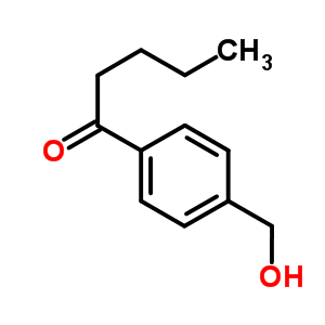 1-(4-羟基甲基-苯基)-1-戊酮结构式_30611-26-8结构式