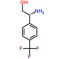 (2R)-2-amino-2-[4-(trifluoromethyl)phenyl]ethan-1-ol Structure,306281-86-7Structure