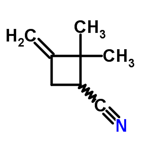 2,2-Dimethyl -3-methylenecyclobutane-1-carbonitrile Structure,30758-34-0Structure