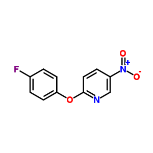 2-(4-Fluoro-phenoxy)-5-nitro-pyridine Structure,31011-26-4Structure