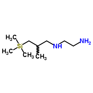 Ethylenediamine,n-[2-methyl -3-(trimethylsilyl )propyl ]- Structure,31024-48-3Structure