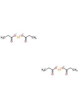 Di-μ-propionato-bis propionatorhodium Structure,31126-81-5Structure