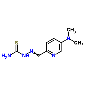 Hydrazinecarbothioamide,2-[[5-(dimethylamino)-2-pyridinyl]methylene]- Structure,31181-51-8Structure