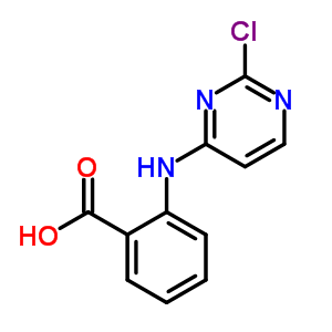 2-[(2-氯-4-嘧啶)氨基]-苯甲酸结构式_31185-80-5结构式