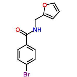 ([(4-Bromobenzoyl)amino]methyl)furan Structure,312587-75-0Structure