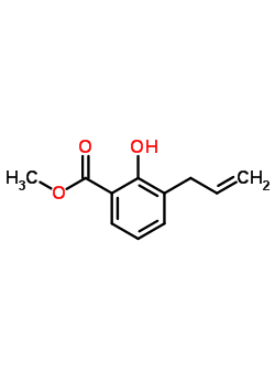 2-Hydroxy-3-(2-propen-1-yl)benzoic acid methyl ester Structure,31456-98-1Structure