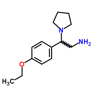 2-(4-Ethoxy-phenyl)-2-pyrrolidin-1-yl-ethylamine Structure,31466-56-5Structure