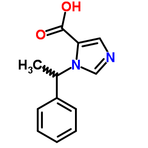 3-(1-苯基-乙基)-3H-咪唑-4-羧酸结构式_3157-27-5结构式