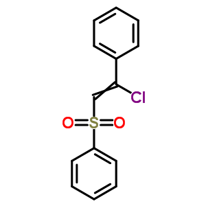 Benzene,[[(1e)-2-chloro-2-phenylethenyl]sulfonyl]- Structure,31598-92-2Structure