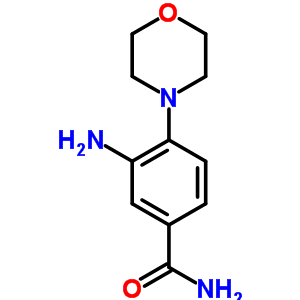 3-氨基-4-吗啉-4-苯甲酰胺结构式_31642-90-7结构式