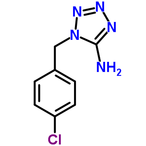 1-(4-Chlorobenzyl)-1h-1,2,3,4-tetraazol-5-ylamine Structure,31694-94-7Structure