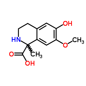 6-Hydroxy-7-methoxy-1-methyl-3,4-dihydro-2h-isoquinoline-1-carboxylic acid Structure,31758-50-6Structure