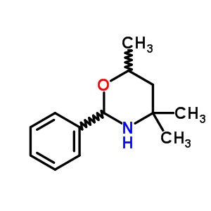 4,4,6-Trimethyl-2-phenyl-1,3-oxazinane Structure,31771-33-2Structure