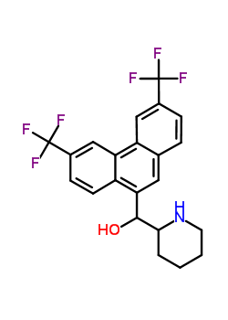 A-(2-哌啶)-3,6-双(三氟甲基)-9-菲甲醇结构式_31817-24-0结构式